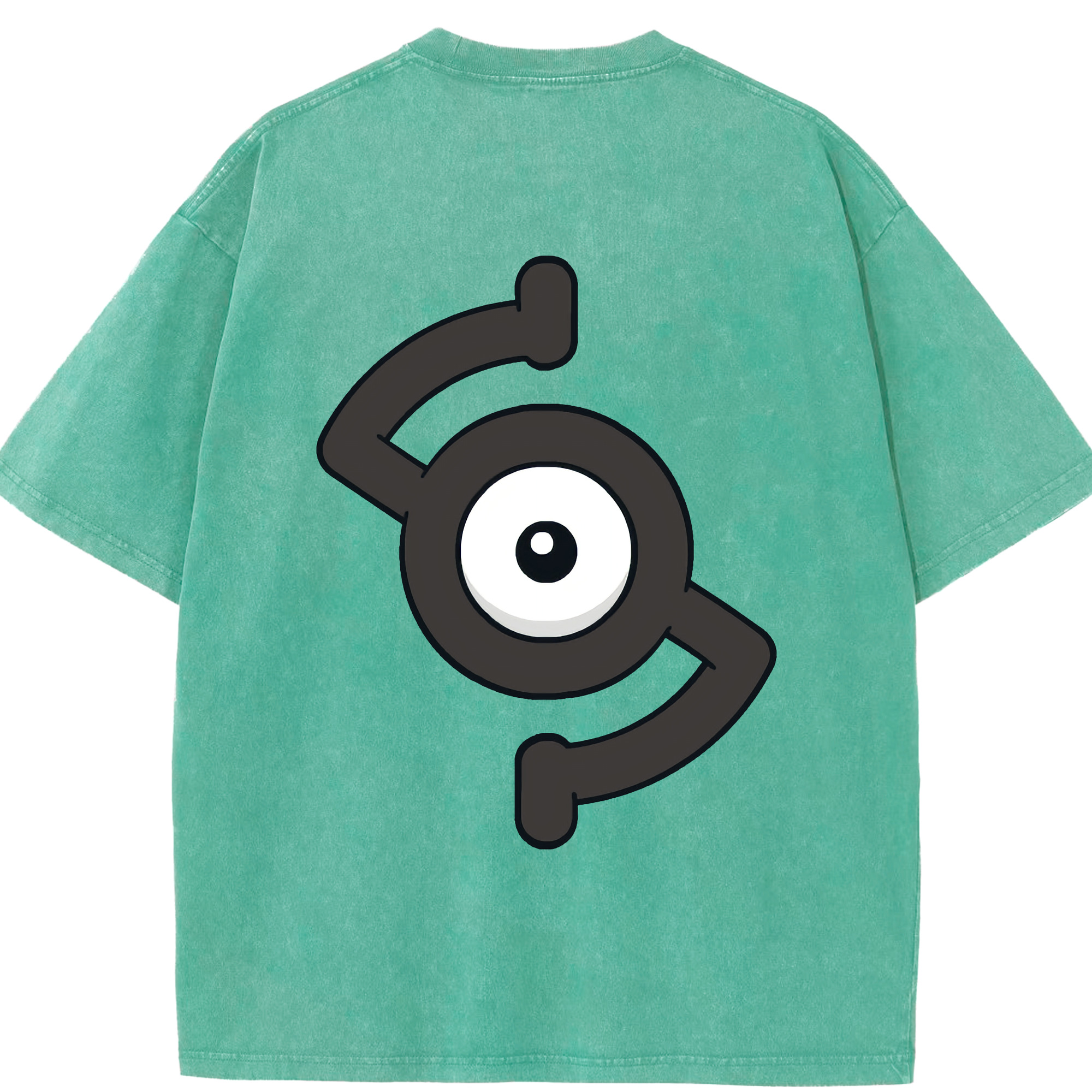 （画像用） ポケットモンスター Pokémon 綿100% ヴィンテージ風 半袖Tシャツ（背面プリント）